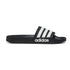 Slippers nere in gomma con strisce a contrasto adidas Adilette Shower, Brand, SKU p422000081, Immagine 0